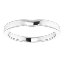 Load image into Gallery viewer, Sterling Silver Band for 5 x 3 mm Emerald
