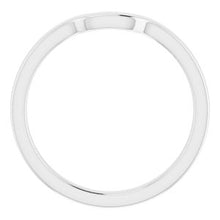 Load image into Gallery viewer, Sterling Silver Band for 10 x 8 mm Emerald
