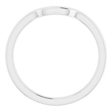 Load image into Gallery viewer, Sterling Silver Band for 11 x 9 mm Emerald
