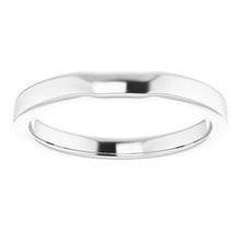 Load image into Gallery viewer, Sterling Silver Band for 6.5 x 6.5 mm Square
