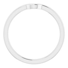Load image into Gallery viewer, Sterling Silver Band for 6 x 3.5 mm Marquise
