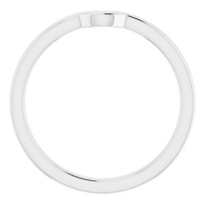 Sterling Silver Band for 6 x 3.5 mm Marquise