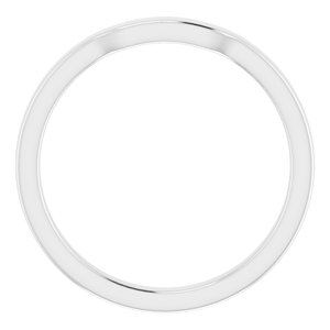 Sterling Silver Band for 10 x 10 mm Square