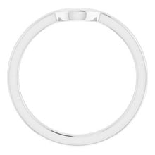 Load image into Gallery viewer, Sterling Silver Band for 8 x 4 mm Marquise
