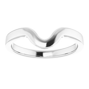 Sterling Silver Band for 12 x 6 mm Marquise
