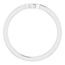 Load image into Gallery viewer, Sterling Silver Band for 6 x 4 mm Pear
