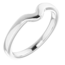 Load image into Gallery viewer, Sterling Silver Band for 9 x 6 mm Pear

