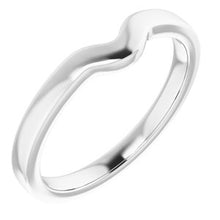 Load image into Gallery viewer, Sterling Silver Band for 8 x 6 mm Pear
