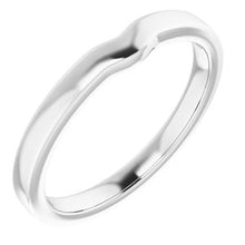 Load image into Gallery viewer, Sterling Silver Band for 5 x 5 mm Heart
