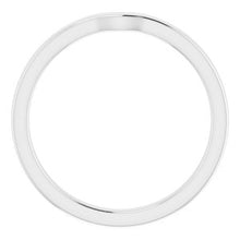 Load image into Gallery viewer, Sterling Silver Band for 5 x 5 mm Heart

