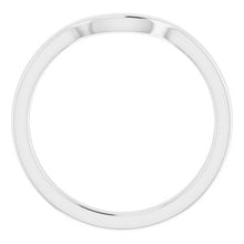 Load image into Gallery viewer, Sterling Silver Band for 10 x 10 mm Heart
