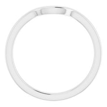Load image into Gallery viewer, Sterling Silver Band for 9 x 9 mm Heart
