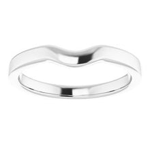 Load image into Gallery viewer, Sterling Silver Band for 8 x 8 mm Heart
