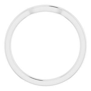 Sterling Silver Band for 9 x 9 mm Square