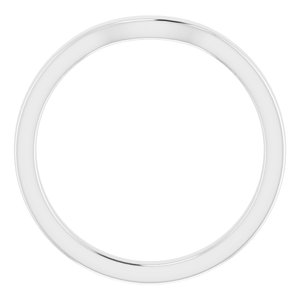Sterling Silver Band for 12 mm Round
