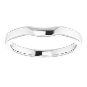 Sterling Silver Band for 12 mm Round