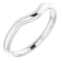 Charger l'image dans la galerie, Sterling Silver Band for 6.5 mm Round Ring
