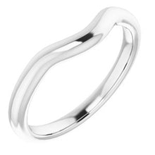 Charger l'image dans la galerie, Sterling Silver Band for 8.2 mm Round Ring

