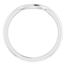 Load image into Gallery viewer, Sterling Silver Band for 8x6 mm Emerald Ring
