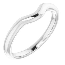 Charger l'image dans la galerie, Sterling Silver Band for 6x4 mm Emerald Ring
