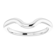 Charger l'image dans la galerie, Sterling Silver Band for 8x6 mm Oval Ring
