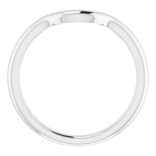 Charger l'image dans la galerie, Sterling Silver Band for 7 mm Cushion Ring
