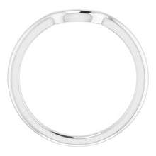 Charger l'image dans la galerie, Sterling Silver Band for 5 mm Cushion Ring
