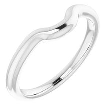 Load image into Gallery viewer, Sterling Silver Band for 6 mm Cushion Ring

