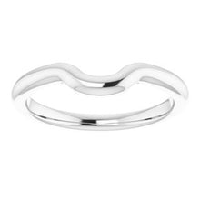 Load image into Gallery viewer, Sterling Silver Band for 6 mm Cushion Ring
