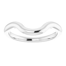 Charger l'image dans la galerie, Sterling Silver Band for 10 mm Cushion Ring
