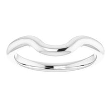 Load image into Gallery viewer, Sterling Silver Band for 8 mm Cushion Ring
