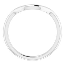 Load image into Gallery viewer, Sterling Silver Band for 10 mm Asscher Ring
