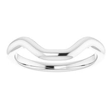 Load image into Gallery viewer, Sterling Silver Band for 10 mm Asscher Ring
