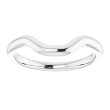 Load image into Gallery viewer, Sterling Silver Band for 8 mm Asscher Ring
