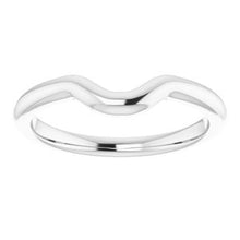 Load image into Gallery viewer, Sterling Silver Band for 6x4 mm Emerald Ring
