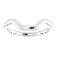 Load image into Gallery viewer, Sterling Silver Band for 10x8 mm Emerald Ring
