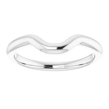Charger l'image dans la galerie, Sterling Silver Band for 7x5 mm Emerald Ring
