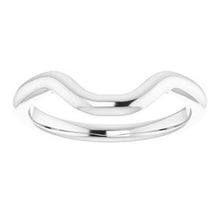 Load image into Gallery viewer, Sterling Silver Band for 9x7 mm Emerald Ring
