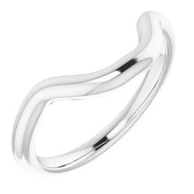 Load image into Gallery viewer, Sterling Silver Band for 12x10 mm Emerald Ring
