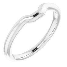 Load image into Gallery viewer, Sterling Silver Band for 4 mm Square Ring
