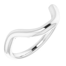 Load image into Gallery viewer, Sterling Silver Band for 16x12 mm Emerald Ring
