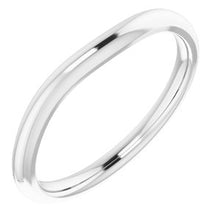 Charger l'image dans la galerie, Sterling Silver Band for 4.4 mm Round Ring
