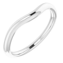Charger l'image dans la galerie, Sterling Silver Band for 8x6 mm Oval Ring
