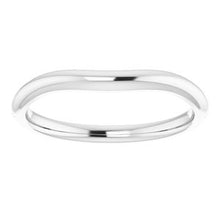Charger l'image dans la galerie, Sterling Silver Band for 5 mm Cushion Ring
