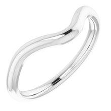 Load image into Gallery viewer, Sterling Silver Band for 15 mm Cushion Ring
