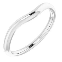 Load image into Gallery viewer, Sterling Silver Band for 7x5 mm Emerald Ring
