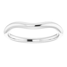 Load image into Gallery viewer, Sterling Silver Band for 7x5 mm Emerald Ring
