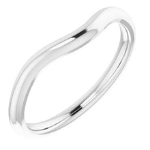 Load image into Gallery viewer, Sterling Silver Band for 8x6 mm Emerald Ring
