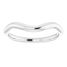Load image into Gallery viewer, Sterling Silver Band for 10x8 mm Emerald Ring

