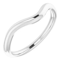 Load image into Gallery viewer, Sterling Silver Band for 11x9 mm Emerald Ring
